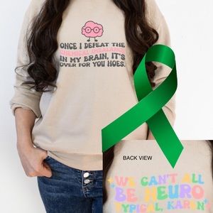 Chemical Imbalance mental health crewneck graphic raglan pullover sweatshirt XL